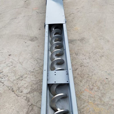 Espiral de la máquina del transportador de tornillo del cemento del silo del acero inoxidable para el polvo