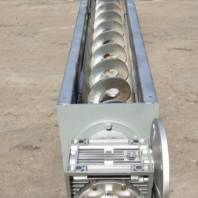 Espiral de la máquina del transportador de tornillo del cemento del silo del acero inoxidable para el polvo