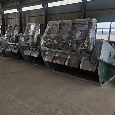 Espesamiento integrado de la máquina de deshidratación del lodo de la prensa del tornillo del acero inoxidable