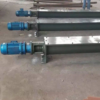 Transportador de tornillo de pellets sin eje de acero inoxidable Sinfín espiral de cemento