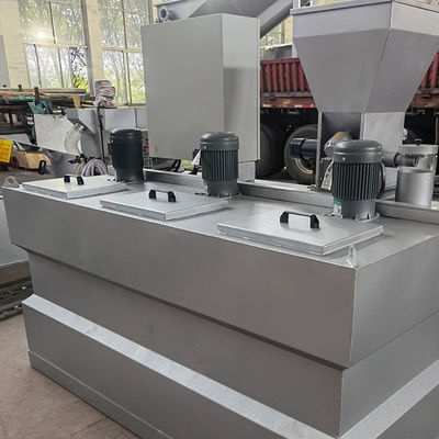 Tratamiento de aguas residuales que dosifica el polvo seco integrado completamente automático del dispositivo que dosifica el sistema