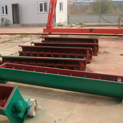 El tipo transportador de Shaftless U de tornillo espiral de la cal inclinó industrial horizontal