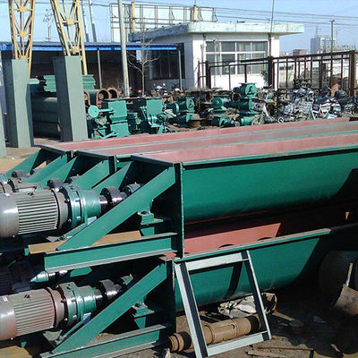 El tipo transportador de Shaftless U de tornillo espiral de la cal inclinó industrial horizontal