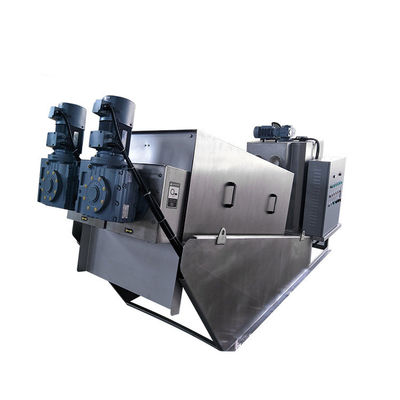 Tarifa de desecación de la deshidratación de la máquina del barro espiral automático SS304 alta