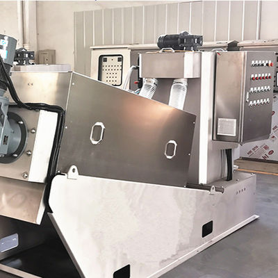 Tarifa de desecación de la deshidratación de la máquina del barro espiral automático SS304 alta