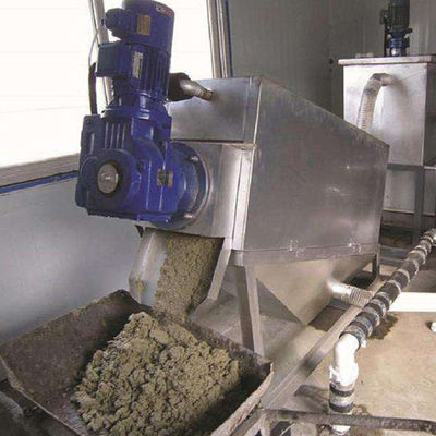 Tarifa de desecación de la deshidratación de la máquina del barro espiral automático SS304 alta