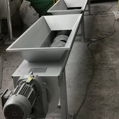 Shaftless SS en forma de "U" cementa el transportador de tornillo para la cal del carbón pulverizado del pienso