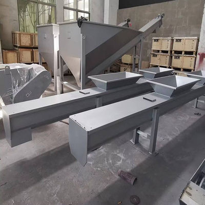 Shaftless SS en forma de "U" cementa el transportador de tornillo para la cal del carbón pulverizado del pienso