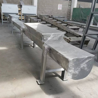 Shaftless SS en forma de "U" cementa el transportador de tornillo para la cal del carbón pulverizado del pienso