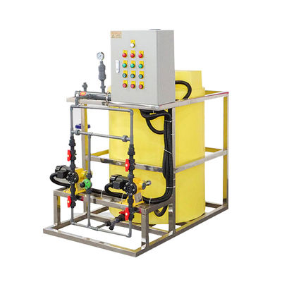 Floculante de dosificación automático integrado del inhibidor de la escala del tratamiento de aguas del equipo