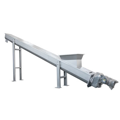 Transportador de tornillo de acero inoxidable de Shaftless para el transportador espiral del grano del polvo