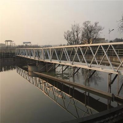 medio puente de la impulsión 1.5kw-30kw del fango de barro del raspador del puente lleno central automático del sistema