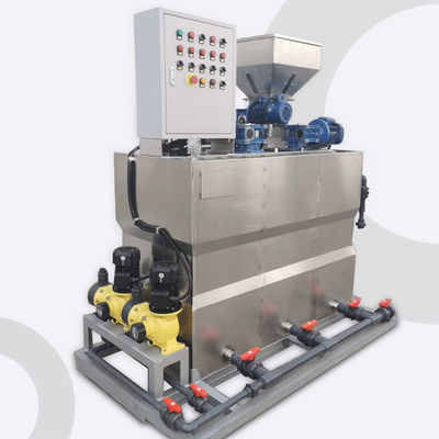 Polvo de PAM Automatic Dosing System Dry que dosifica la máquina 3500L/H