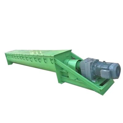 Tipo máquina SS316L 1-10t/h de U del transportador de tornillo del taladro del polvo del barro de Shaftless