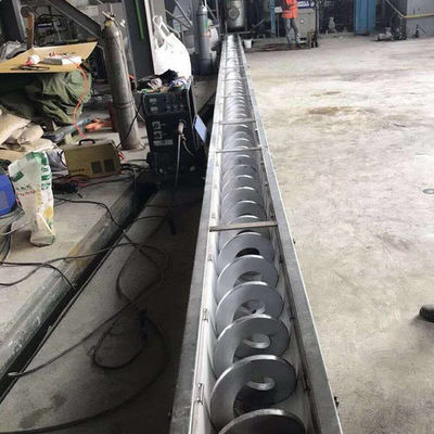 Tipo máquina SS316L 1-10t/h de U del transportador de tornillo del taladro del polvo del barro de Shaftless