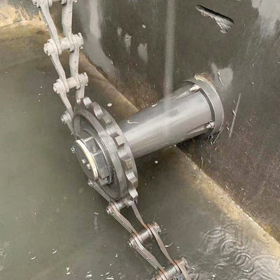 Equipo de cadena no metálico 0.37kw del raspador de barro para la depuradora de aguas residuales urbana