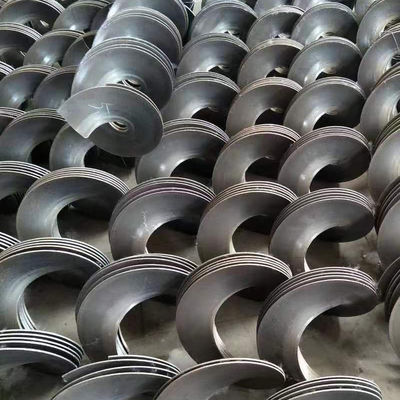 304 longitud en forma de "U" de acero inoxidable de la máquina 1~20m del transportador de tornillo de Shaftless