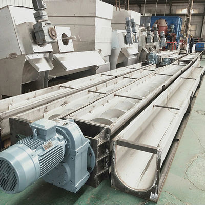 304 longitud en forma de "U" de acero inoxidable de la máquina 1~20m del transportador de tornillo de Shaftless
