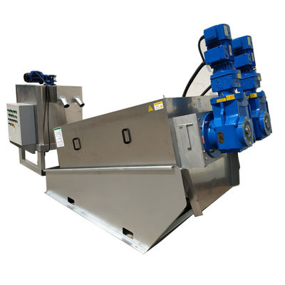 Máquina de desecación de acero inoxidable automatizada llena 18-30kg/h del barro espiral