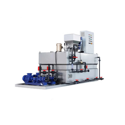 polímero de dosificación químico de la máquina 6000L que dosifica el sistema 2.2KW para el tratamiento de aguas residuales