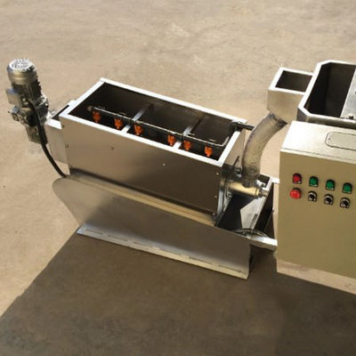 Funcionamiento automático de desecación de la máquina 2.25kw del barro de la prensa de tornillo SS304/316