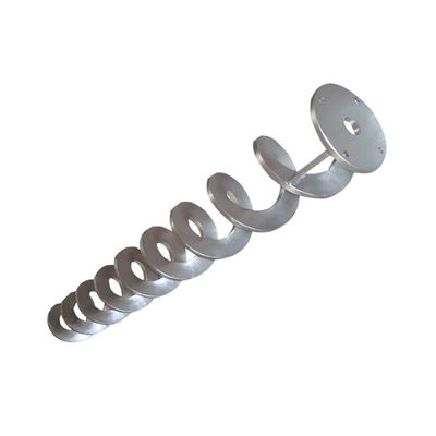 Transportador de tornillo espiral del grano concreto de la cal del carbón del cemento 304/316SS 1.5-5.5kw