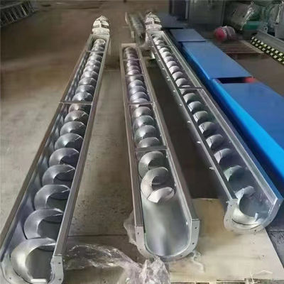 Transportador espiral de Shaftless del transportador de tornillo del arreglo para requisitos particulares 304SS Shaftless
