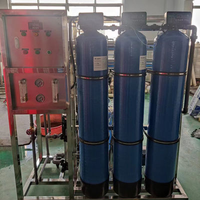 Equipo de sistema de la purificación del agua de la ósmosis reversa de ISO9001 500lph para beber