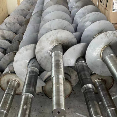 el transportador de tornillo de Shaftless del acero de carbono 50m3/H automatizó el transportador espiral de acero inoxidable