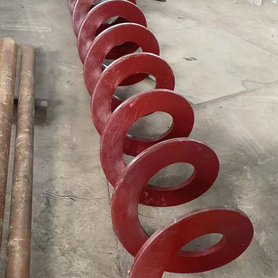 el transportador de tornillo de Shaftless del acero de carbono 50m3/H automatizó el transportador espiral de acero inoxidable