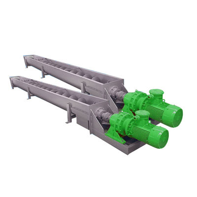 Transportador de tornillo de acero inoxidable de cemento inclinado en espiral para polvo