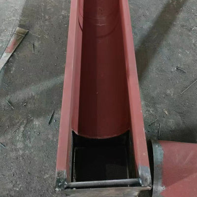 Transportador de tornillo de acero inoxidable de cemento inclinado en espiral para polvo