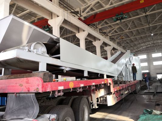 acero inoxidable del limpiador del transportador de correa del tornillo 22.0Kw de 650m m