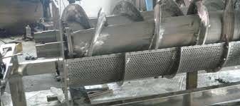 filtro de la prensa de tornillo 1.2m3/h, prensa de tornillo del barro de 200m m