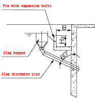 sistema del raspador de barro de los 25m