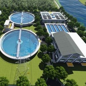 Separador de agua de acero inoxidable de la arena con el lavabo de caída del fango