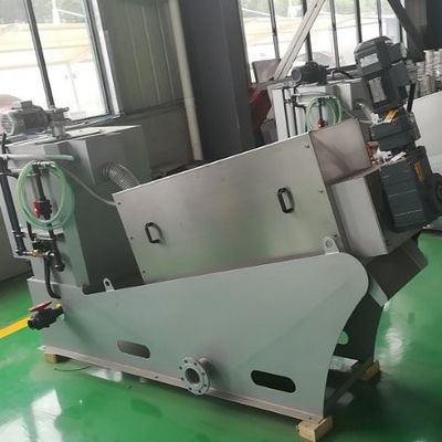 Acero inoxidable de desecación de la máquina del barro del tornillo de la industria alimentaria