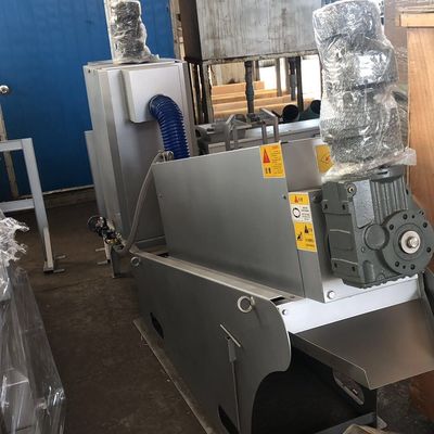 máquina de desecación del barro del tornillo 45m3/h, máquina de desecación de acero de la prensa de tornillo de carbono