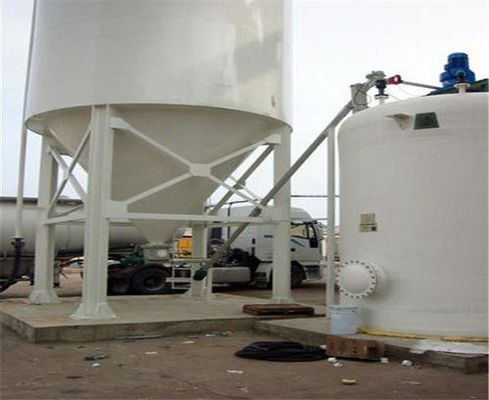 El tanque químico de acero del almacenamiento en montón del tratamiento del gas inútil de Silo del almacenamiento de la cal de carbono