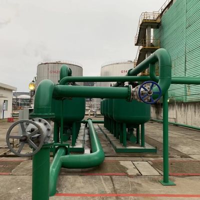Trazador de líneas de goma industrial de acero de los sistemas de tratamiento de aguas de carbono