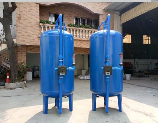 Proceso químico de agua del paquete de fibra del sistema industrial del filtro