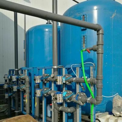 Material de acero de alineación de goma Q235 de carbono del equipo de la filtración de las aguas residuales