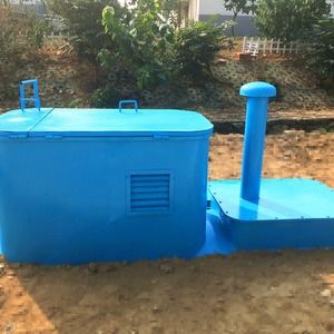equipo del tratamiento de aguas residuales 10m3/h con tecnología biológica del reactor de la membrana