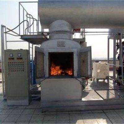 control de la temperatura ajustable de la máquina inútil del incinerador 5Kw