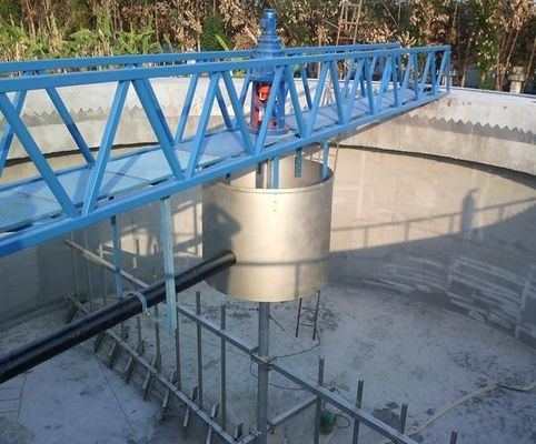 El cinc lleno de la impulsión del perímetro del sistema del raspador de barro del puente plateó